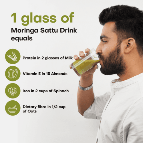 Moringa Sattu Drink Mix