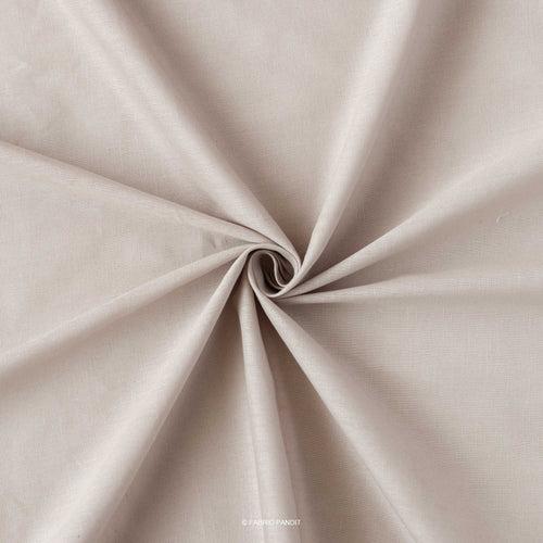 Grey Color Pure Cotton Linen Fabric (Width 52 Inches)
