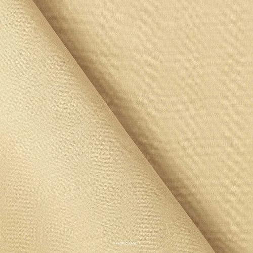 Khaki Color Pure Cotton Linen Fabric (Width 52 Inches)