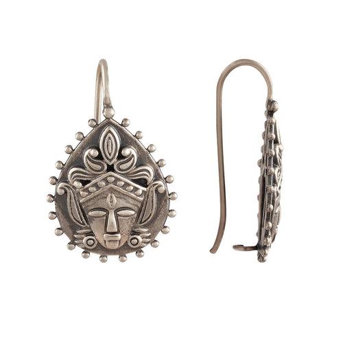 Kali Goddess  Silver Earrings by MOHA