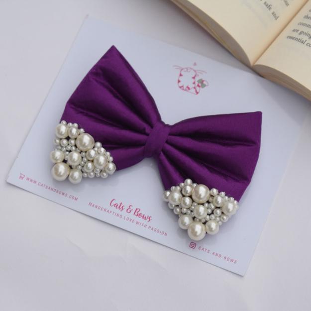 Deep Purple Pearl Bow