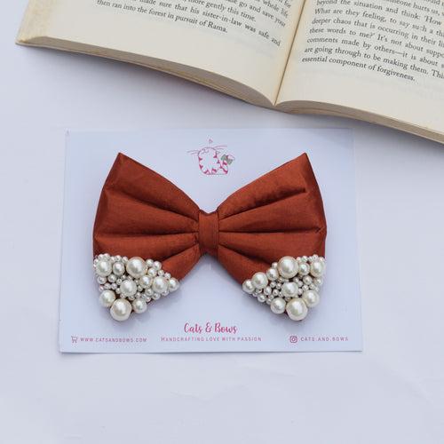 Reddish Copper Pearl Bow