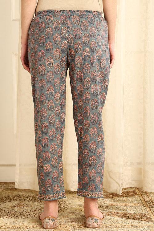 Powder Blue/Beige Farsi Pants