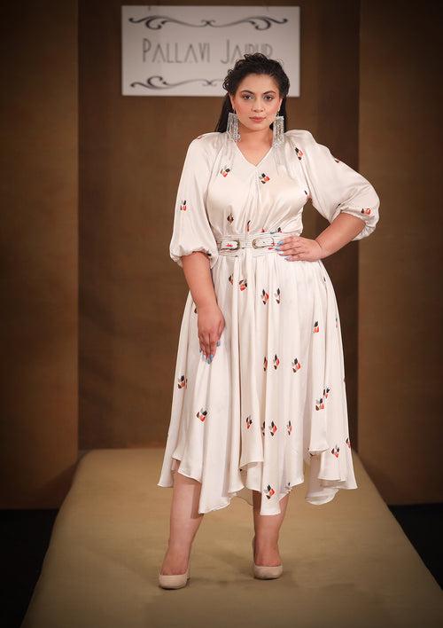 Meher off white dress to impress