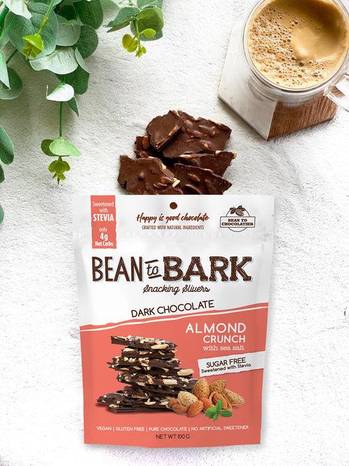 Bean To Bark - Dark Chocolate Sugar Free Almond Crunch