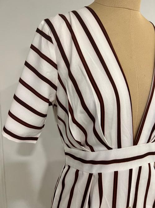 Stripes V Dress