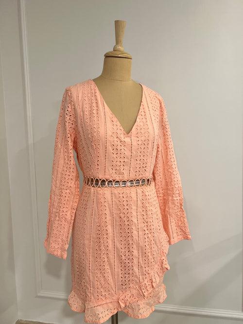 Peach Chicqen Dress