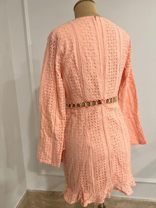 Peach Chicqen Dress