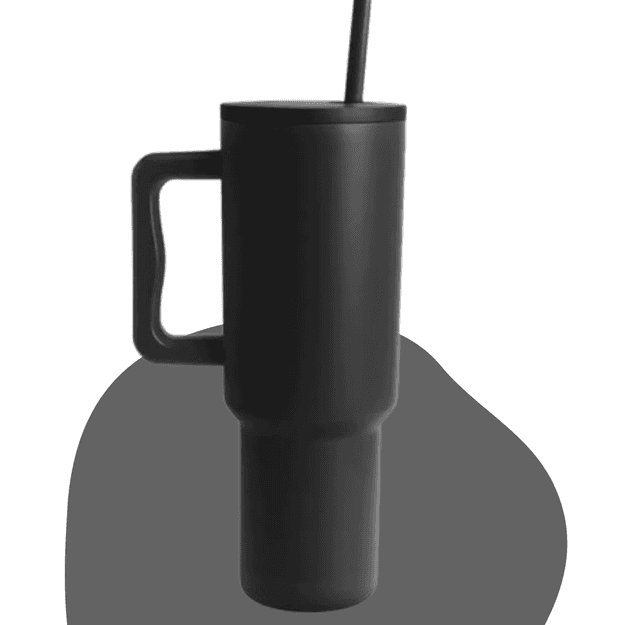 Coffee Tumbler | Colour: Black | Stainless Steel Vacuum Insulated