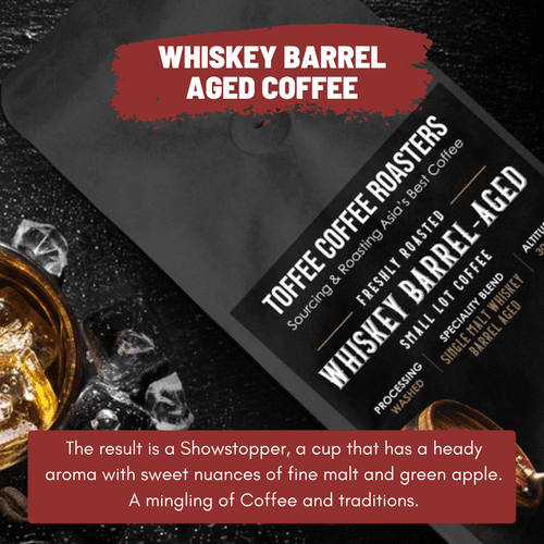 Single Malt Whiskey Barrel Aged Coffee