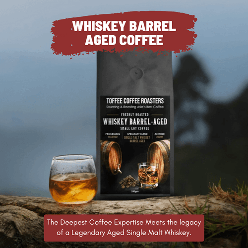 Single Malt Whiskey Barrel Aged Coffee