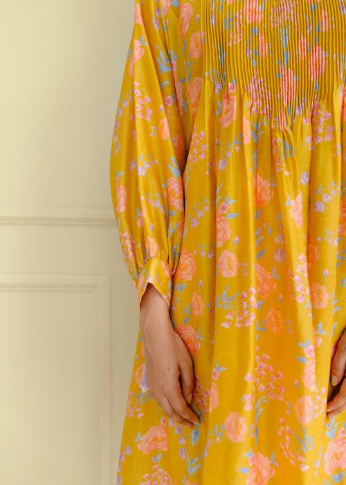 Shibui Kurta Resu Pants Set - Golden Yellow