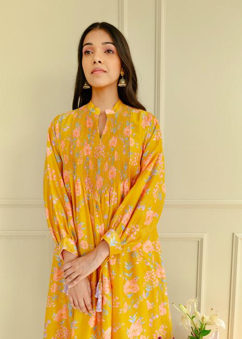 Shibui Kurta Set - Golden Yellow