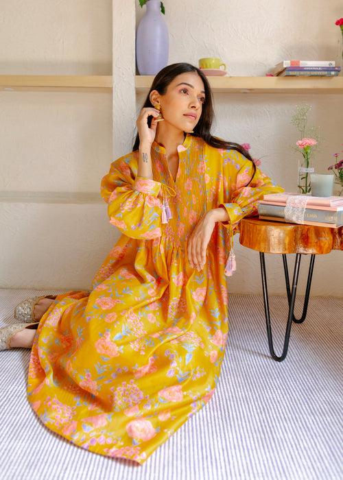 Shibui Kurta Set - Golden Yellow