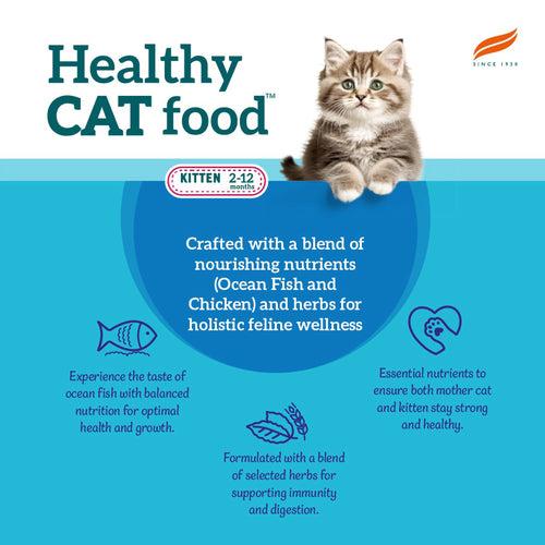 Healthy CAT food Kitten – Ocean Fish and Chicken