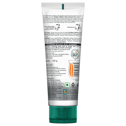 Himalaya Pollution Detox Charcoal Face Scrub