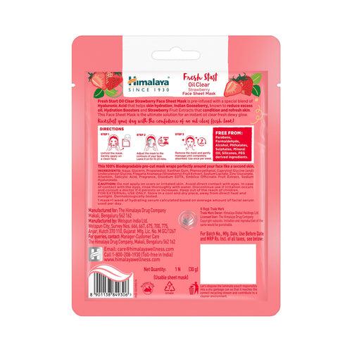 Himalaya Fresh Start Oil Clear Strawberry Face Sheet Mask