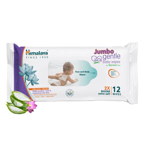 Jumbo gentle baby wipes