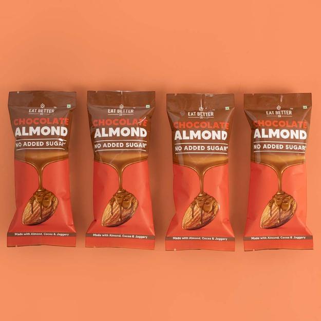 Chocolate Coated Almonds  - Pack of 4 - 160 grams