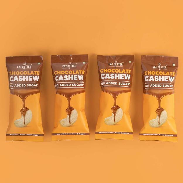 Chocolate Coated Cashews  - Pack of 4 - 160 grams