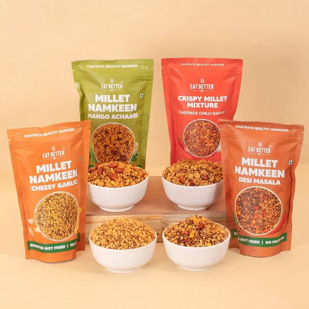 Millet Namkeen Combo - 4*100 grams