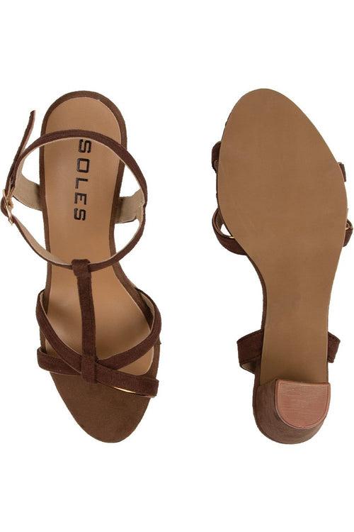 SOLES Women Brown Heels