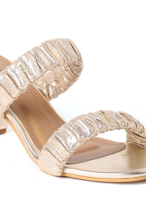 SOLES Gold Heels - Luxurious Elegance