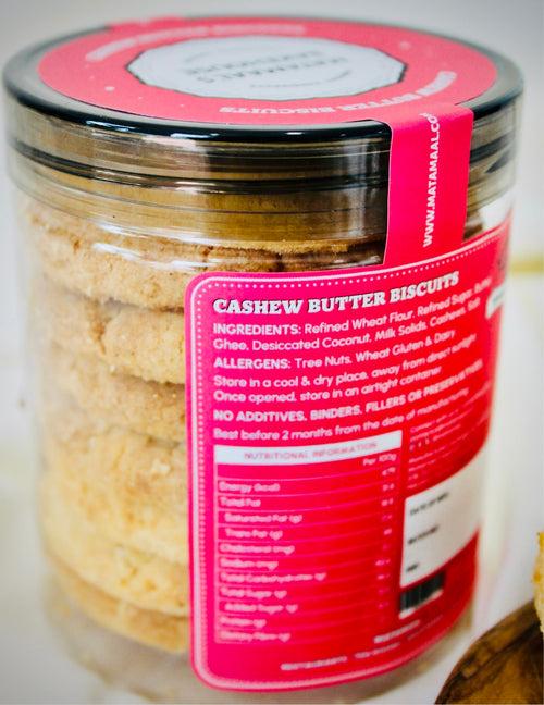 Cashew Butter Cookies