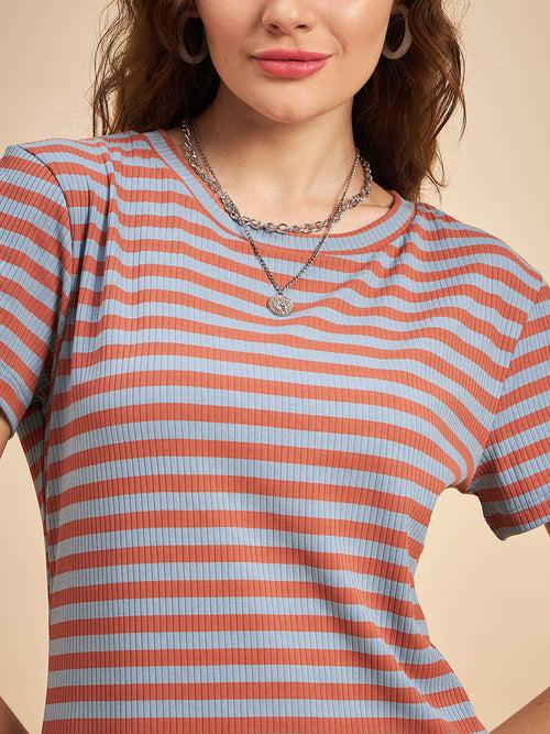 Striped T Shirt Dress