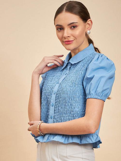 Smocked Shirt