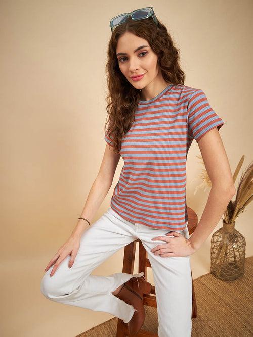 Striped Rib Top