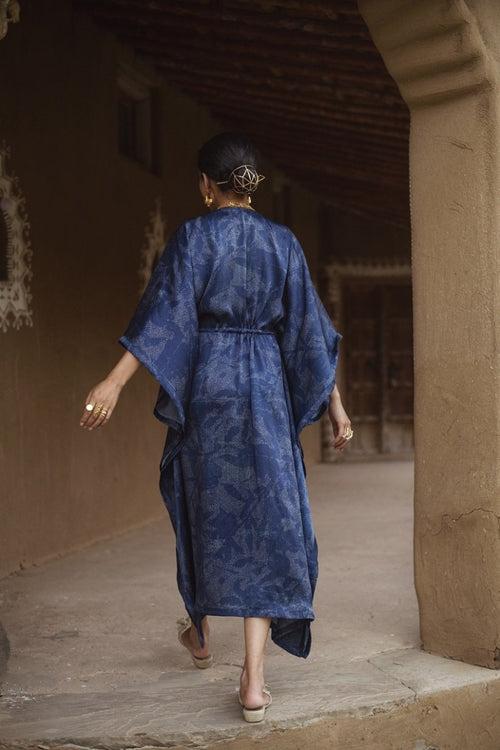 starry blue kaftan