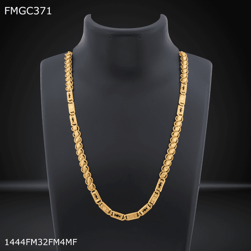 Freemen Lock nawabi gold  plated Chain Design - FMGC371