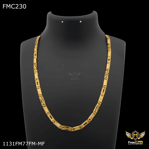 Freemen nawabi long square and X design Chain 0for Man - FMC23