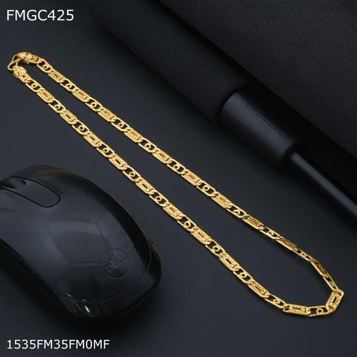 Freemen Nawabi Eight Gold plated Chain Design - FMGC425