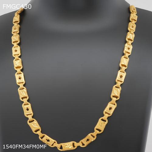 Freemen C cut pan Gold plated Chain Design - FMGC430