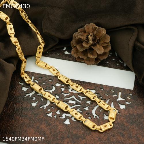 Freemen C cut pan Gold plated Chain Design - FMGC430