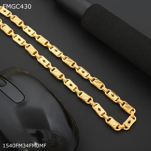 Freemen C cut pan Gold plated Chain Design - FMGC430