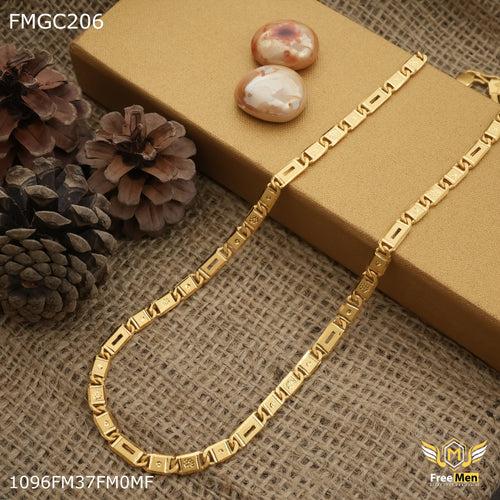 Freemen Stylish Nawabi Line Biscuit Chain for Man - FMCG206