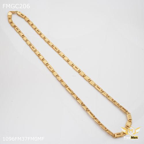 Freemen Stylish Nawabi Line Biscuit Chain for Man - FMCG206