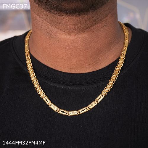 Freemen Lock nawabi gold  plated Chain Design - FMGC371