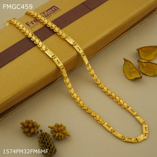Freemen nawabi arro gold plated Chain Design - FMGC459