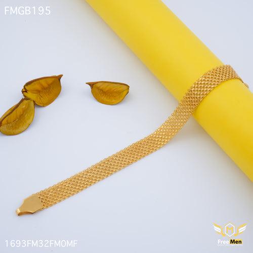 Freemen Modish broad Milan bracelet for Men - FMGB195