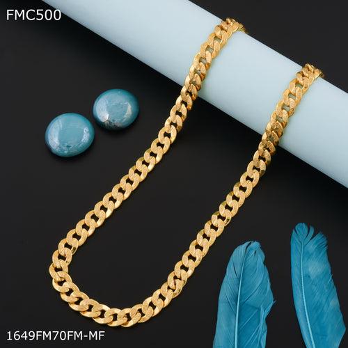 Freemen matte kadi golden chain For Men - FMC500