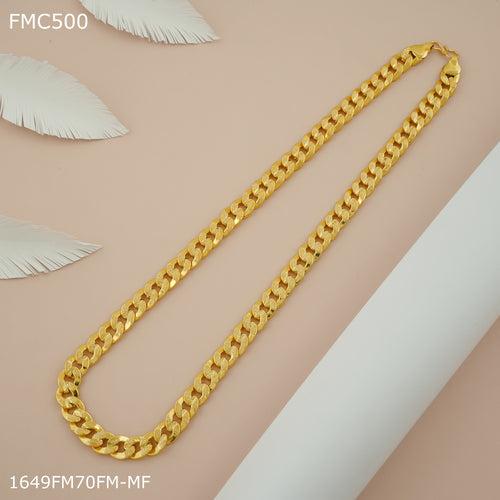 Freemen matte kadi golden chain For Men - FMC500
