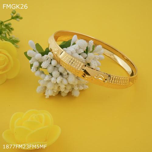 Freemen Pamjabi gold plated Kada  - FMGK26