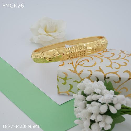 Freemen Pamjabi gold plated Kada  - FMGK26