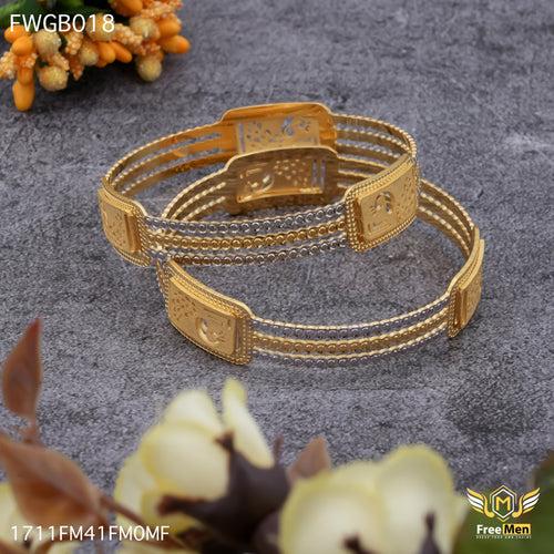 Freemen Stylish Peacock design bangles For women - FWGB018