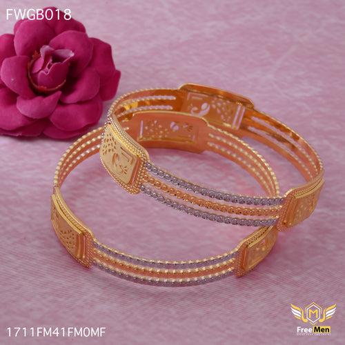 Freemen Stylish Peacock design bangles For women - FWGB018