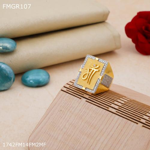 Freeme Maa ad Gold ring design for men - FMRI107